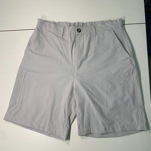 TravelSmith Flat Front Golf Shorts Khaki Men's 36